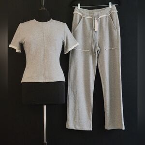 Lilla P Heather Gray Terry Pant & Top